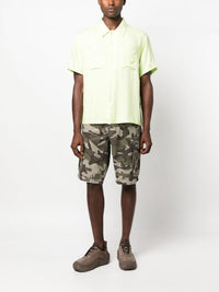 STUSSY - Men Contrast Pick Stitched Shirt