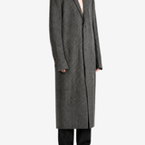 Grey jacket, full body view