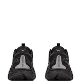 Black shoes, back view
