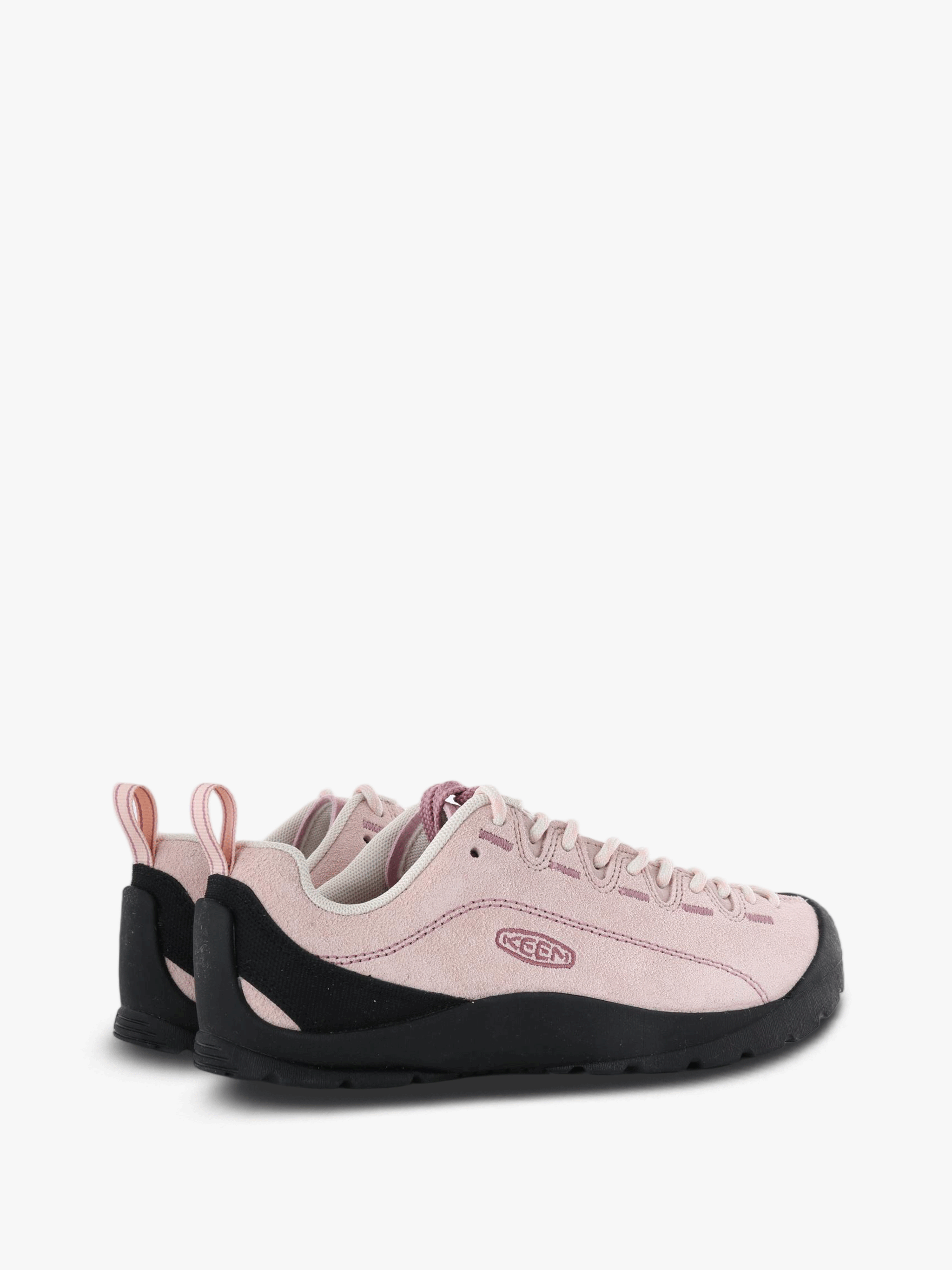 Pink shoes, side view