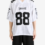 A BATHING APE - Men Solid Camo Multi Logo Relaxed Fit Football Jersey Tee
