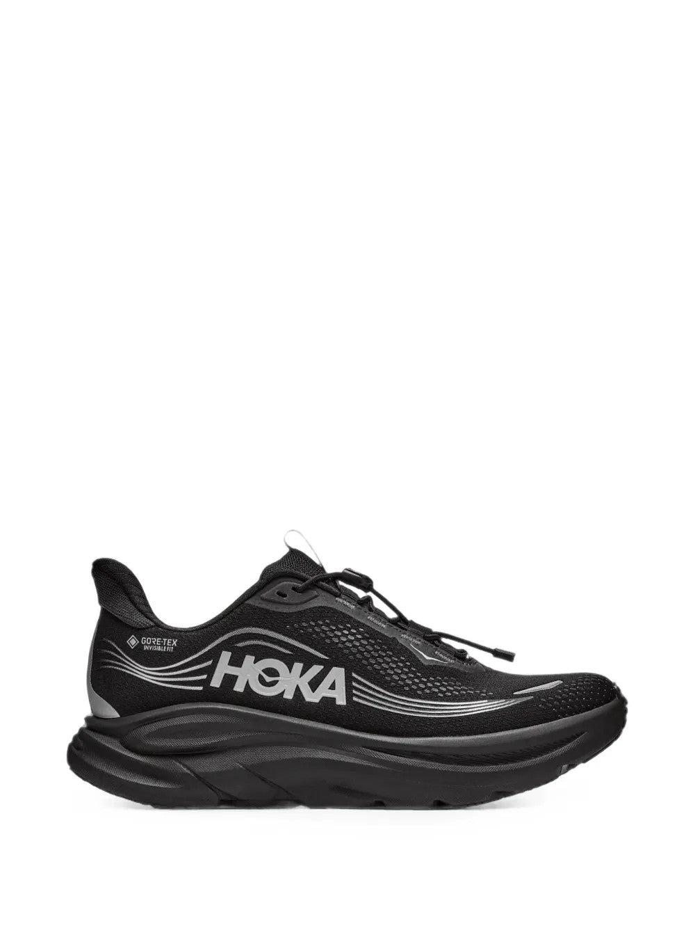 Black shoes, front view