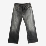 Grey jeans, front view