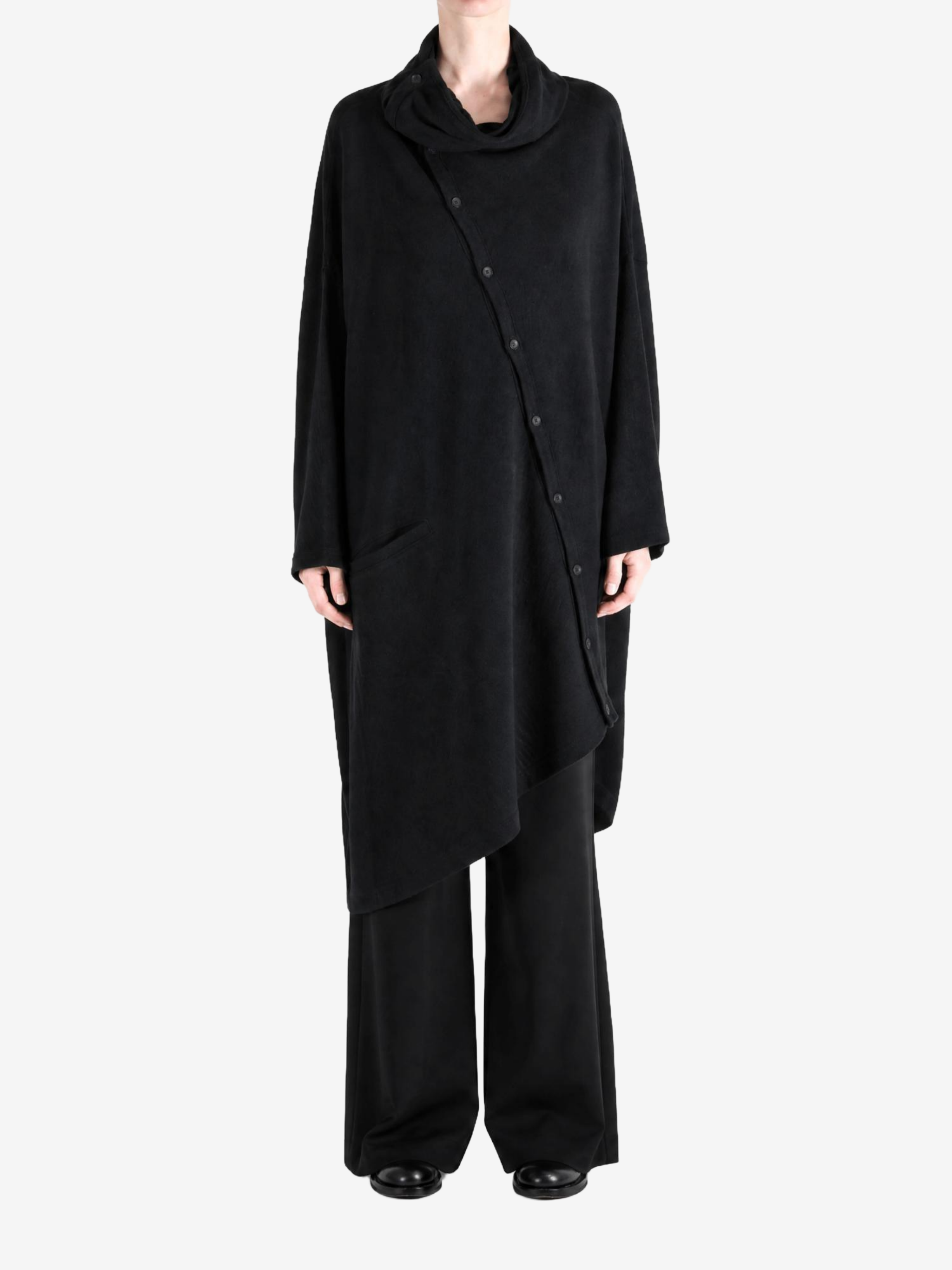 Black jacket, front view