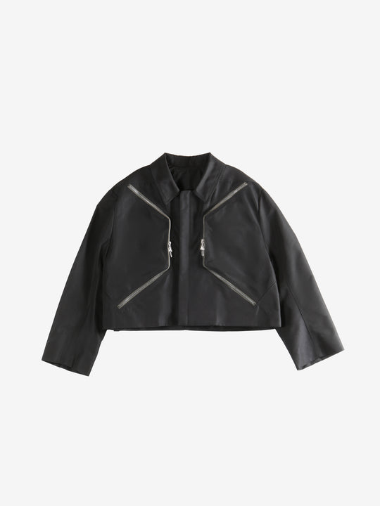 Black jackets, front view