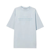 Blue t-shirt, front view