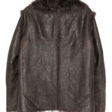 Brown coat,back view