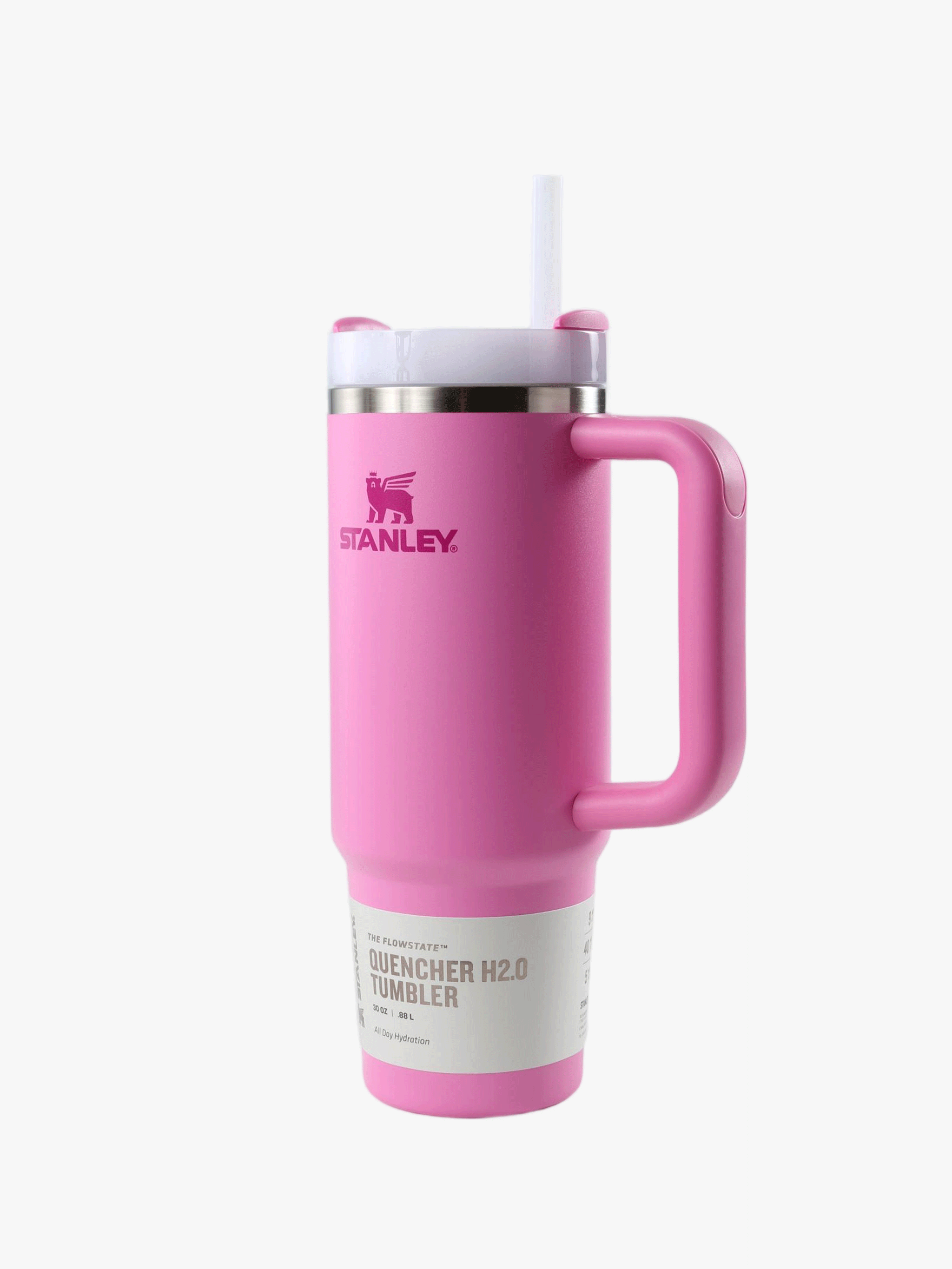 Pink product, front view