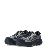 silver sneakers, side view