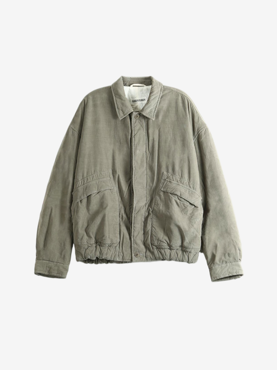 Green jacket, front view