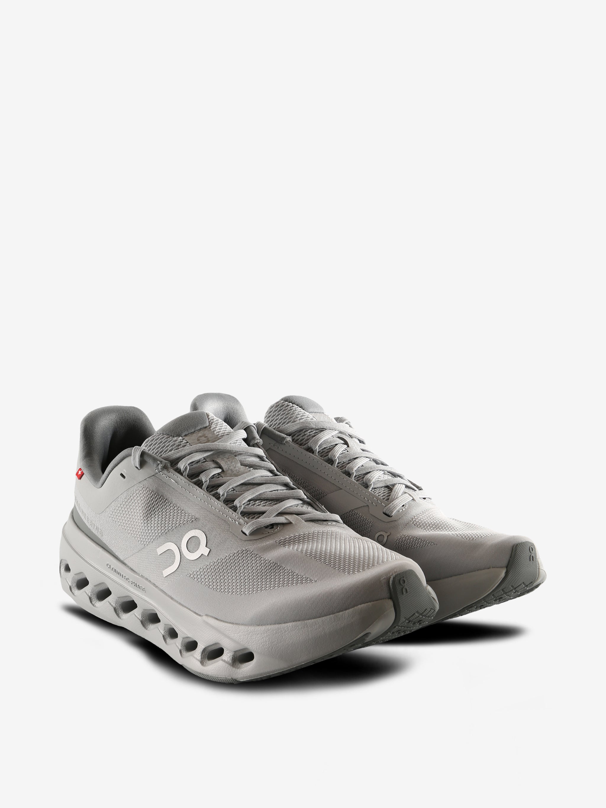 Grey shoes, side view