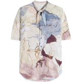 Tan shirt, front view