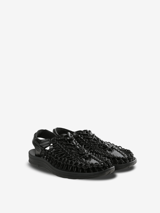 Black sandals, side view