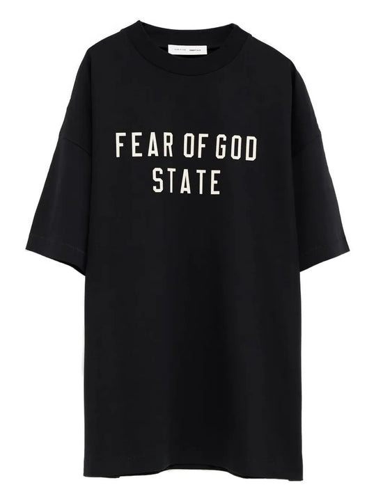 Black t-shirt, front view