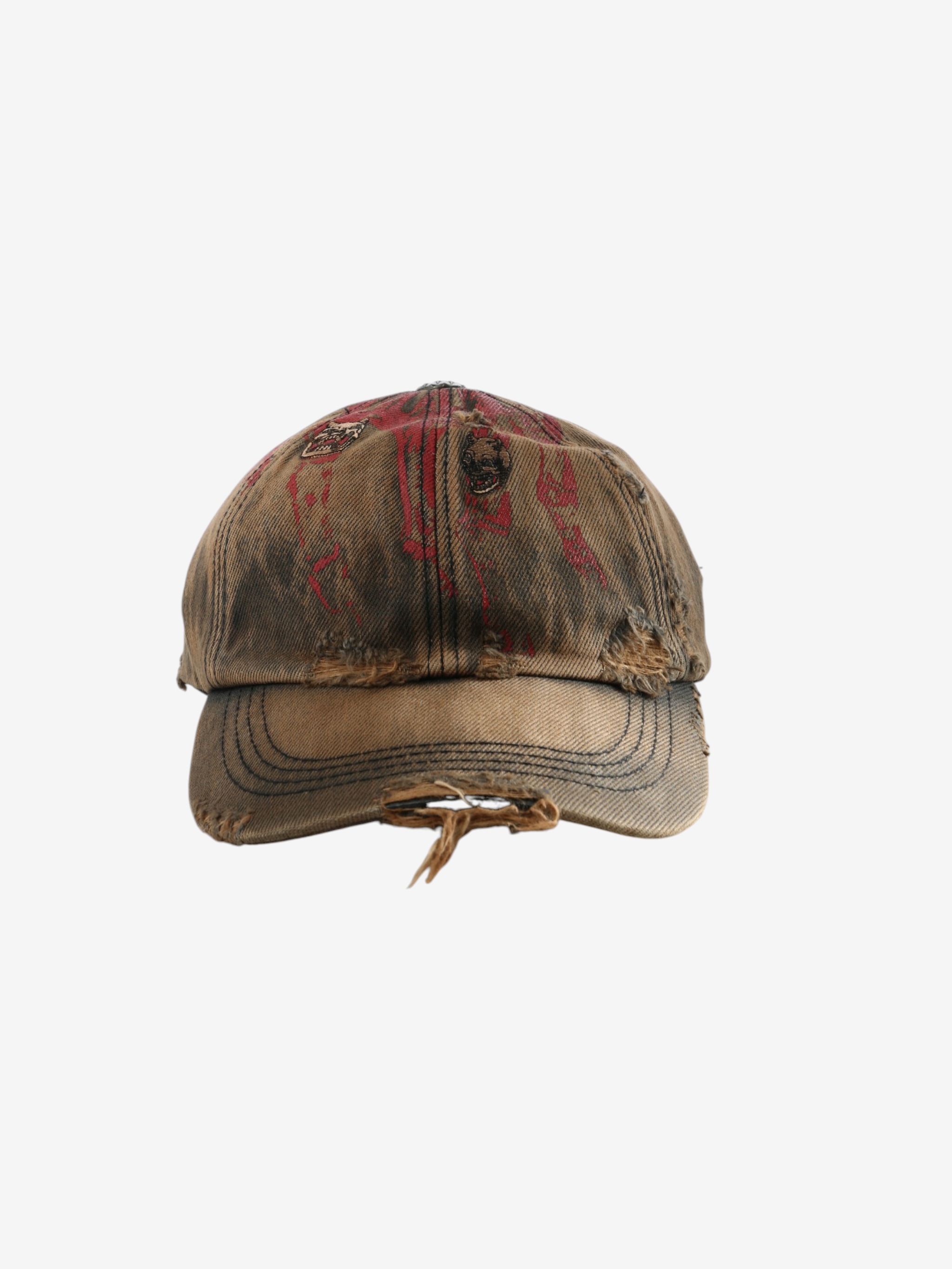 Brown hat, front view