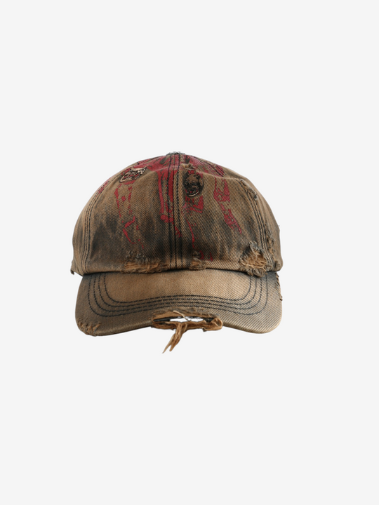 Brown hat, front view