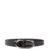 Black accessories, front view