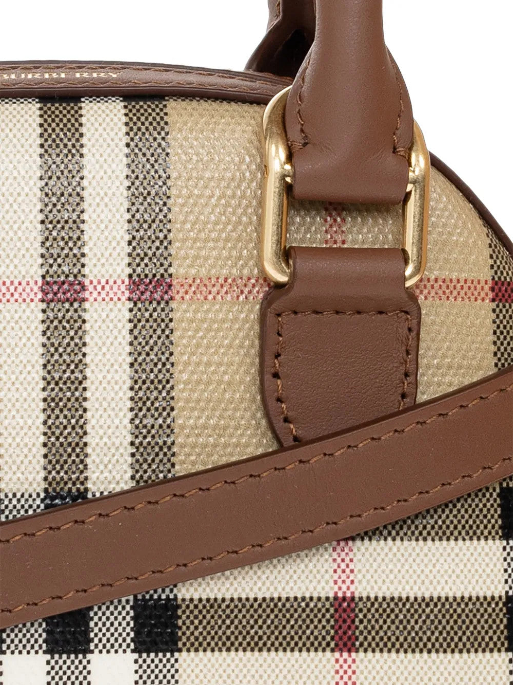 Tan bag, front view