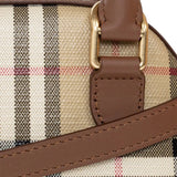 Tan bag, front view