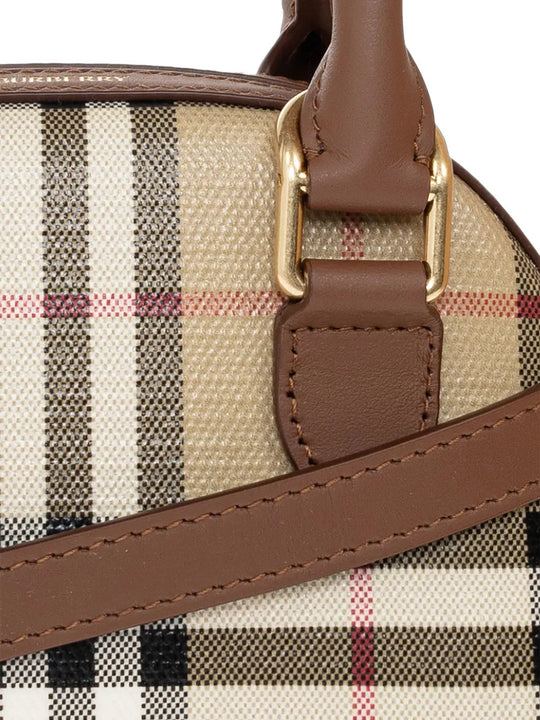Tan bag, front view