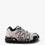 Pink shoes, side view