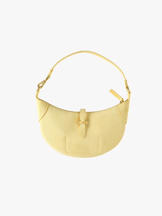 Yellow bag, back view