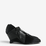 Black shoes, side view