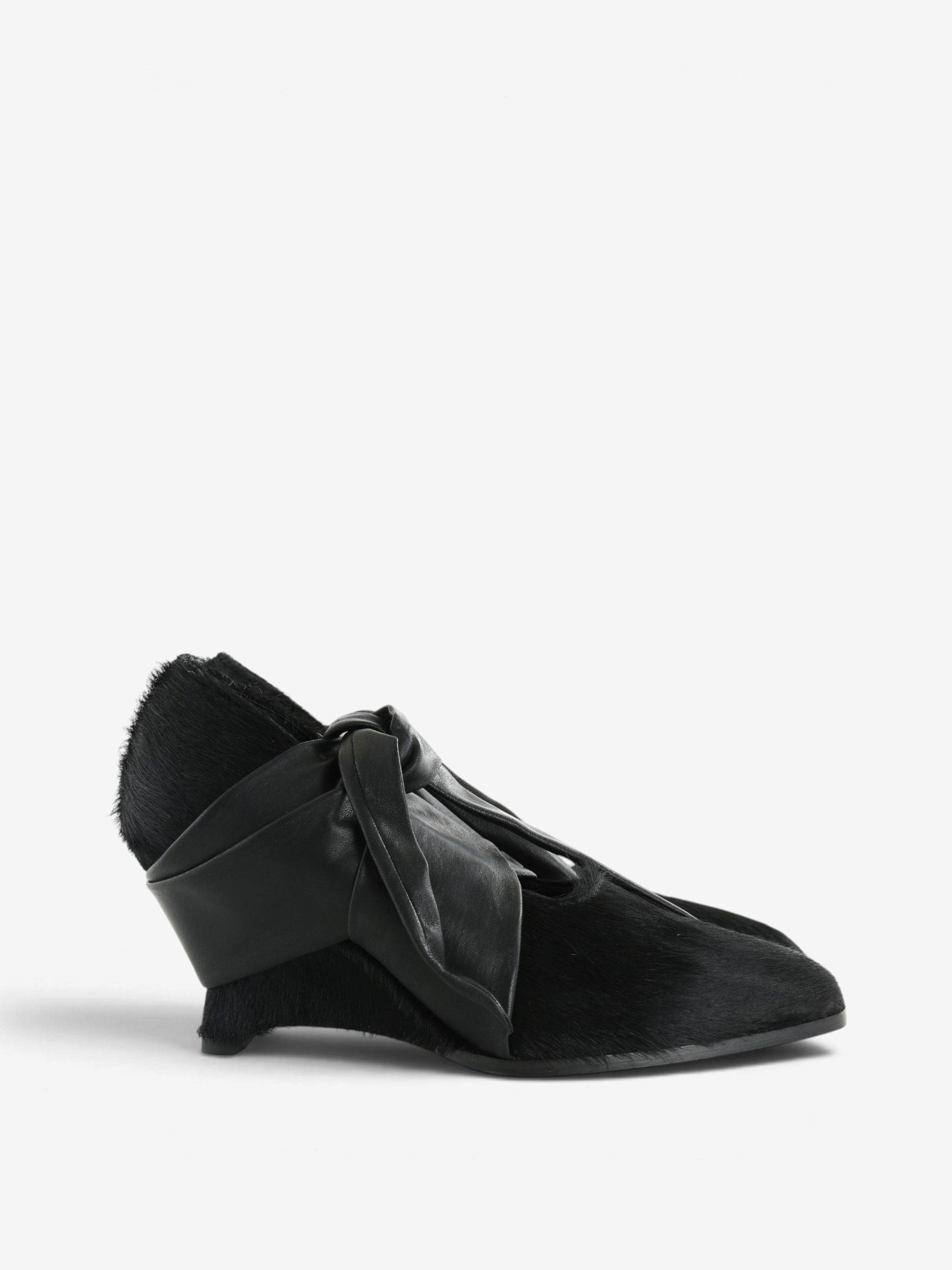 Black shoes, side view