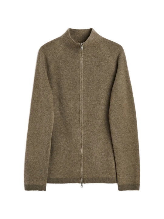 Brown knitwear, front view