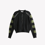 Black knitwear, front view