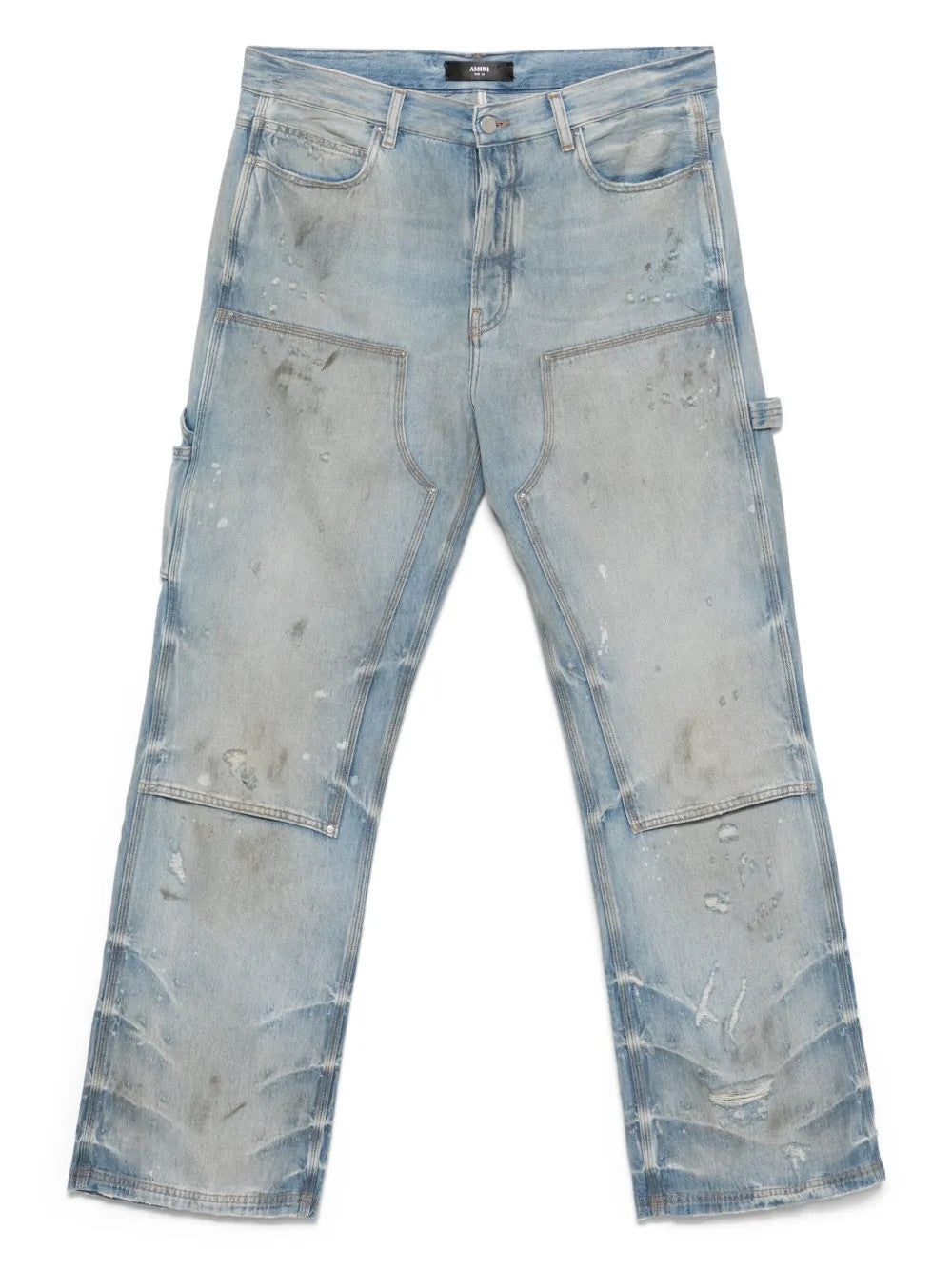 Blue jeans, front view