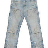 Blue jeans, front view