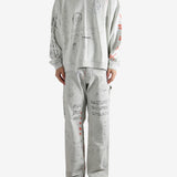 Grey top,full body view