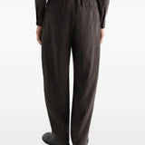 Brown pants, full body view