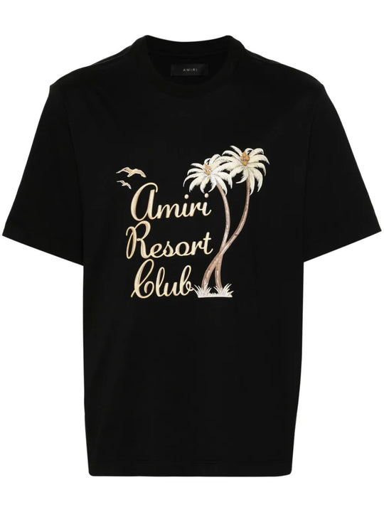 Black t-shirt, front view