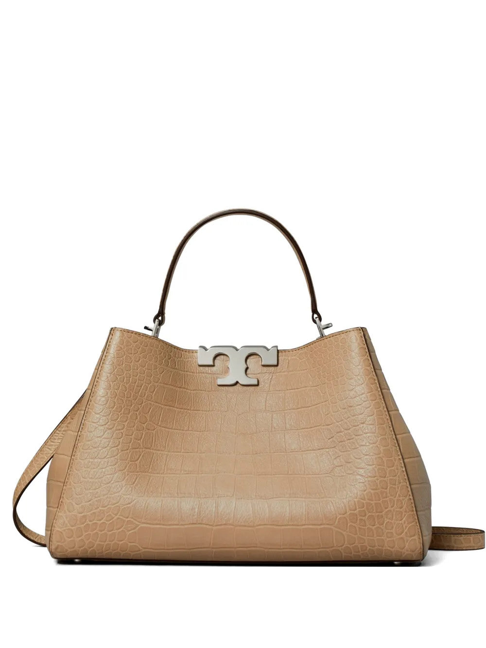 Tan bag, front view