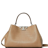 Tan bag, front view