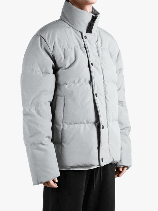 Grey jacket, front view