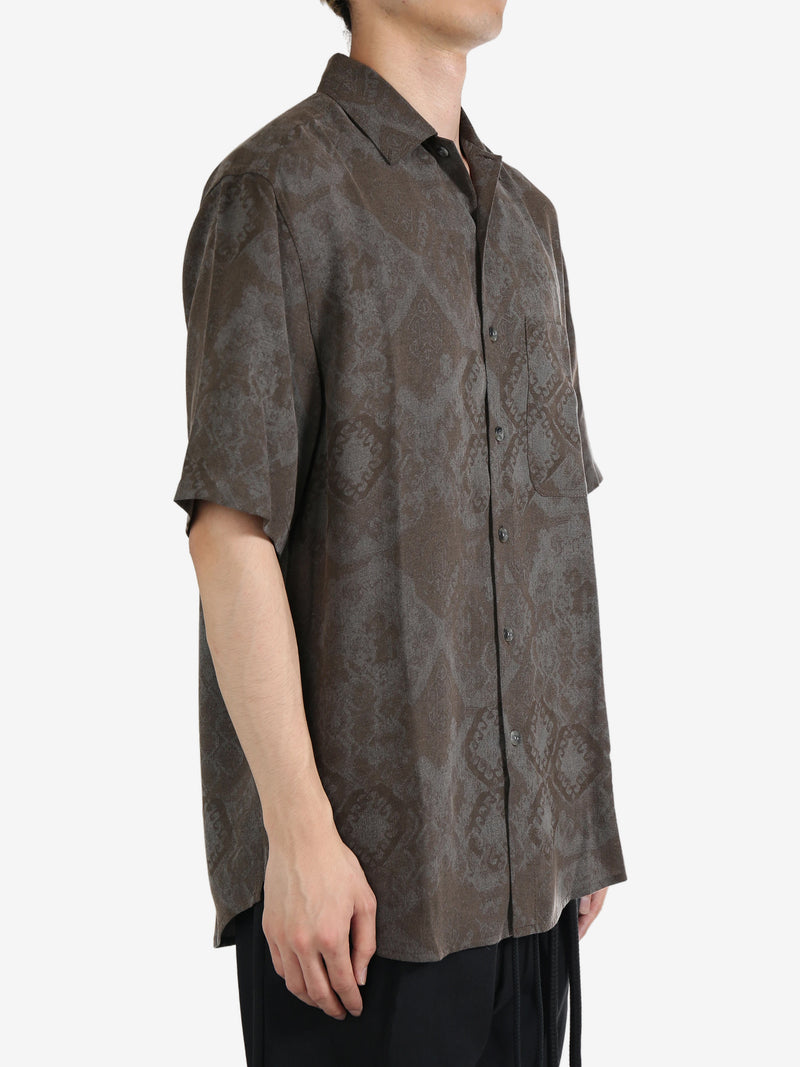 SONG FOR THE MUTE - Men Short Sleeve Oversized Shirt