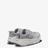 Gray running shoe,back view
