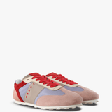 Pink shoes, front view