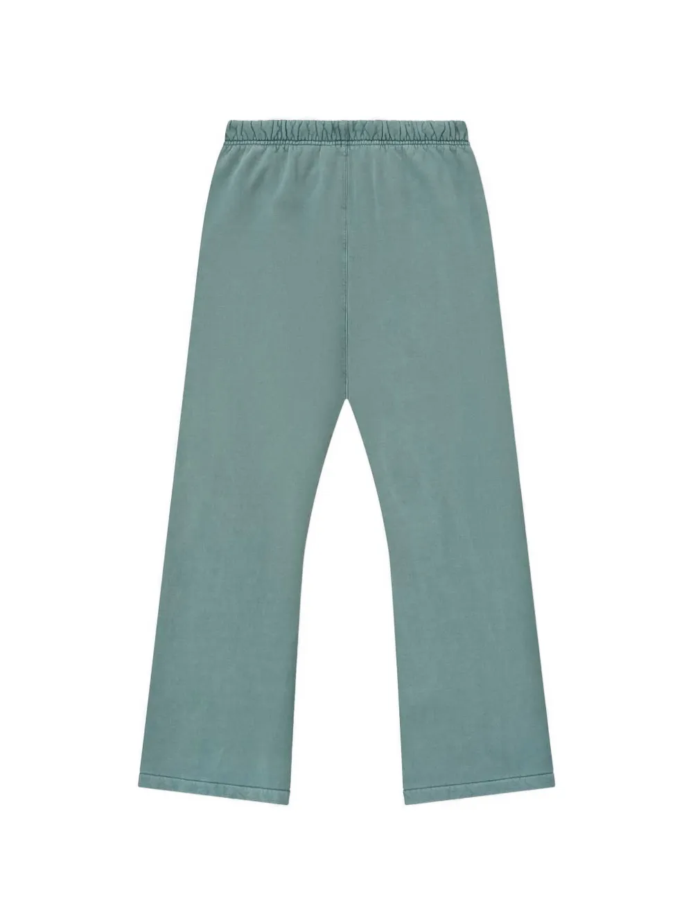 Blue pants, back view