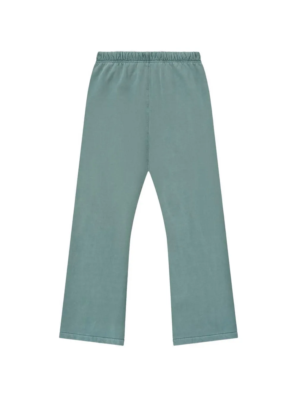 Blue pants, back view