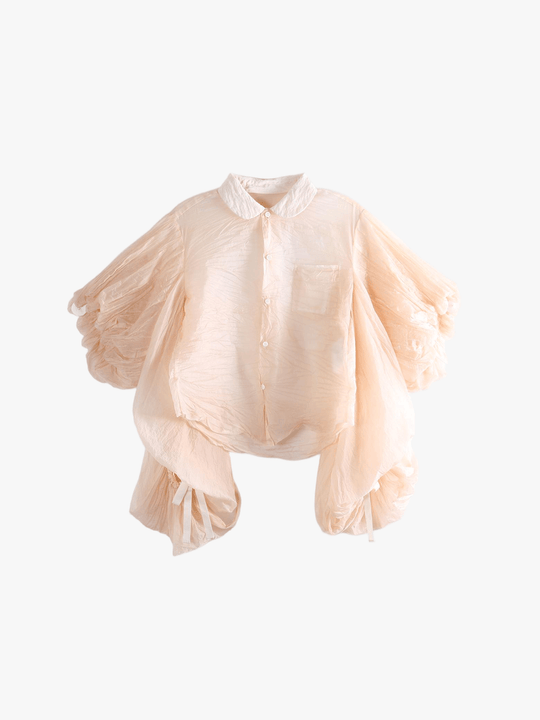 Tan shirt, front view