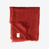 Red scarf,front view