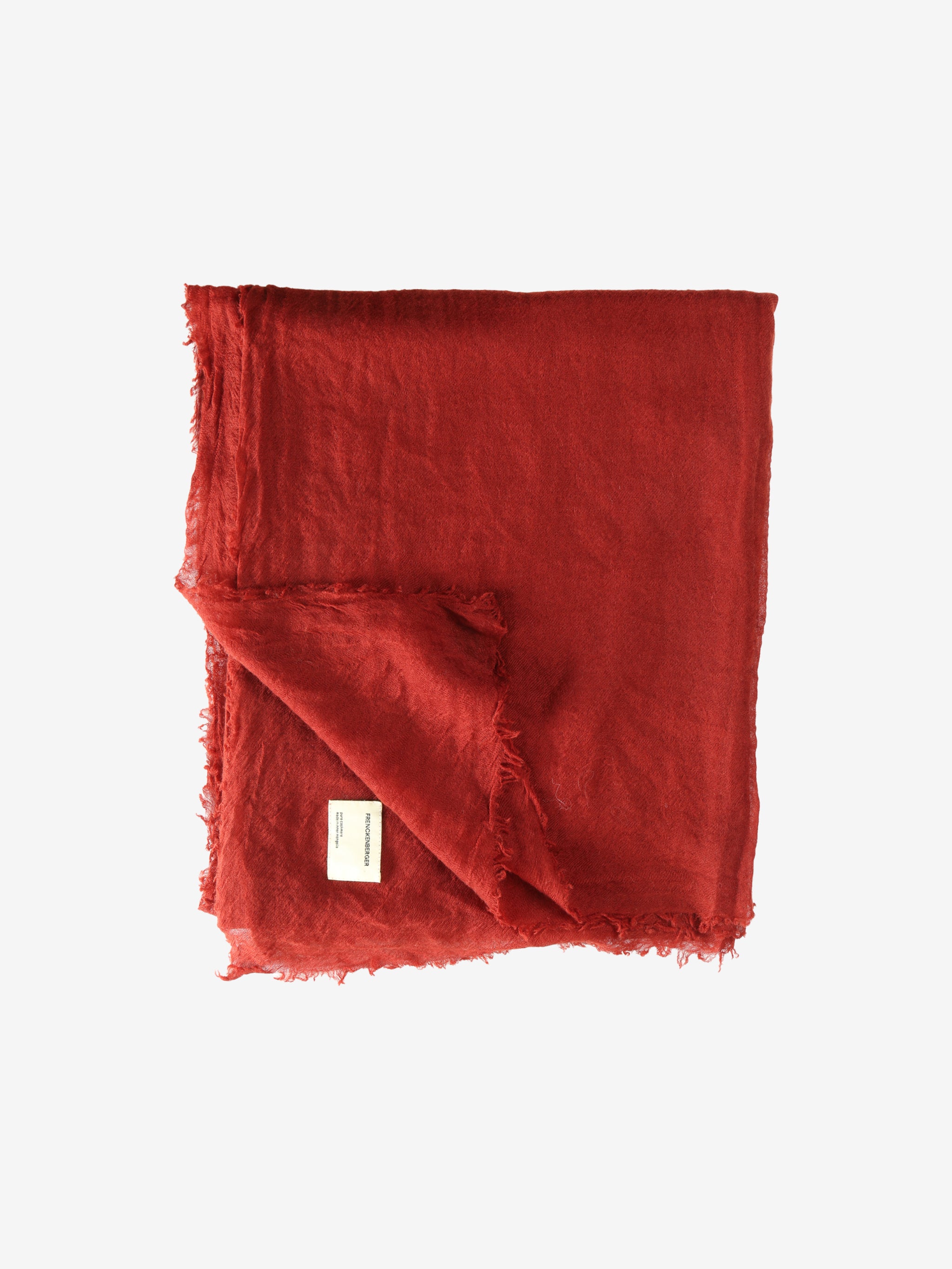 Red scarf,front view