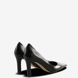 black heels, back view