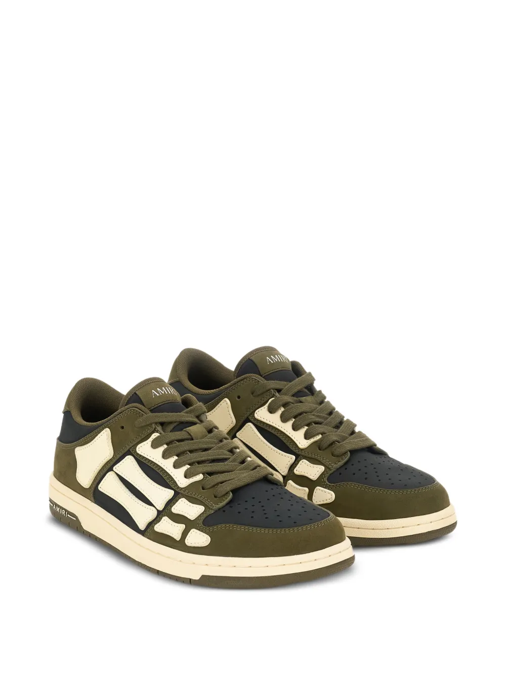 Green shoes, front view