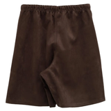 Brown shorts,back view