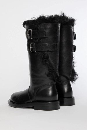 ANN DEMEULEMEESTER - Women Milan Soft Biker Boots